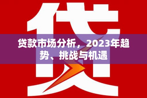 孝感贷款市场分析，2023年趋势、挑战与机遇