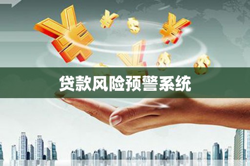 孝感贷款风险预警系统