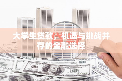 孝感大学生贷款，机遇与挑战并存的金融选择