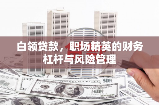 孝感白领贷款，职场精英的财务杠杆与风险管理