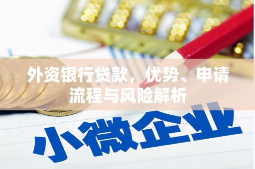 孝感外资银行贷款，优势、申请流程与风险解析