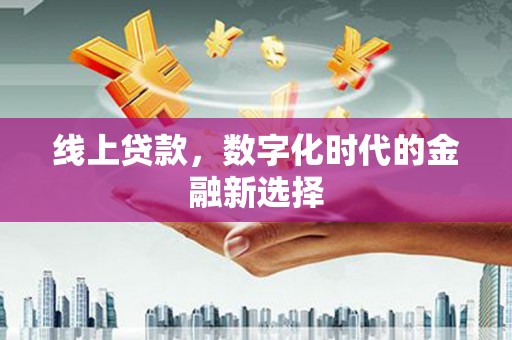 孝感线上贷款，数字化时代的金融新选择