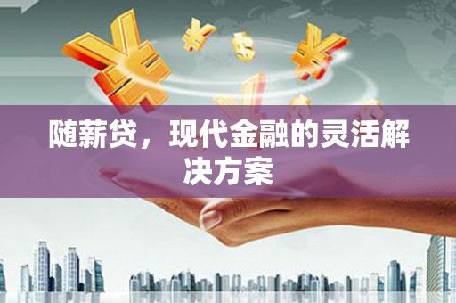 孝感随薪贷，现代金融的灵活解决方案