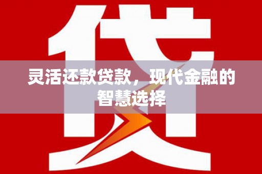 孝感灵活还款贷款，现代金融的智慧选择