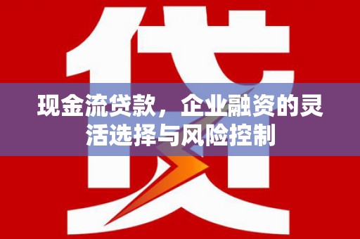 孝感现金流贷款，企业融资的灵活选择与风险控制