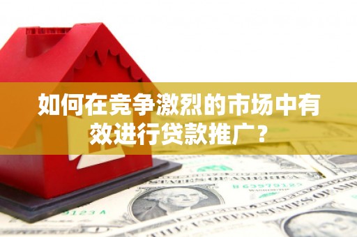 孝感如何在竞争激烈的市场中有效进行贷款推广？
