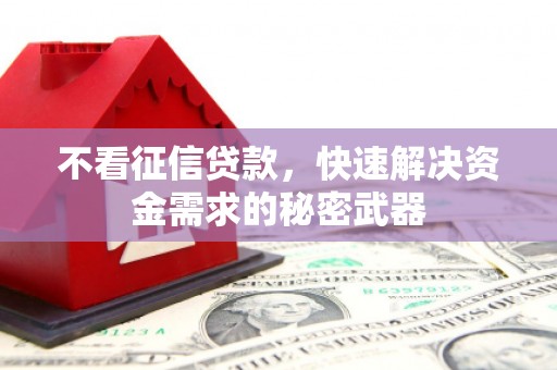 孝感不看征信贷款，快速解决资金需求的秘密武器