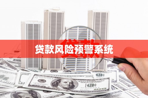 孝感贷款风险预警系统