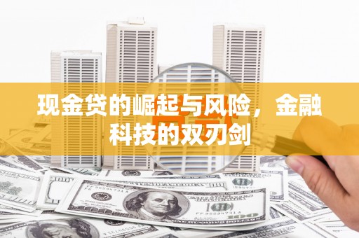 孝感现金贷的崛起与风险，金融科技的双刃剑