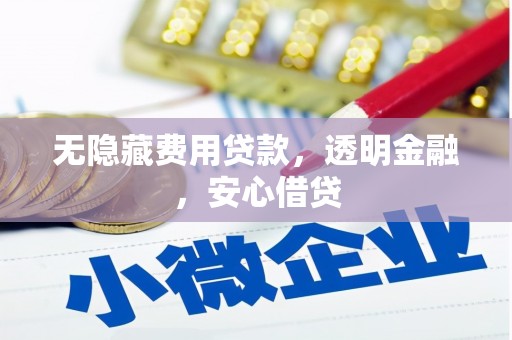 孝感无隐藏费用贷款，透明金融，安心借贷