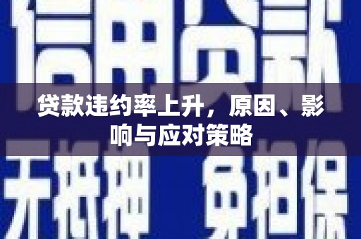 孝感贷款违约率上升，原因、影响与应对策略