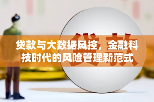 孝感贷款与大数据风控，金融科技时代的风险管理新范式