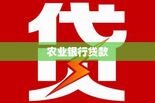 孝感农业银行贷款