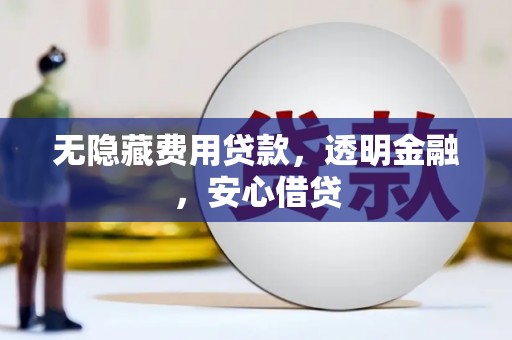 孝感无隐藏费用贷款，透明金融，安心借贷