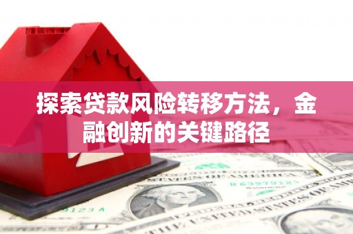 孝感探索贷款风险转移方法，金融创新的关键路径