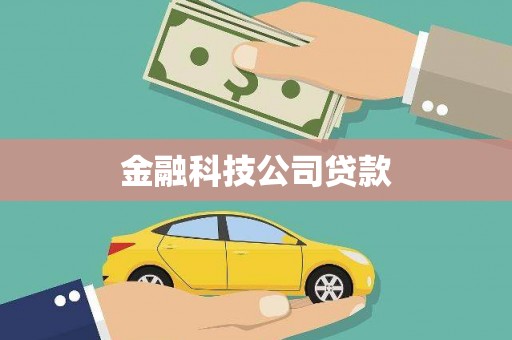 孝感金融科技公司贷款