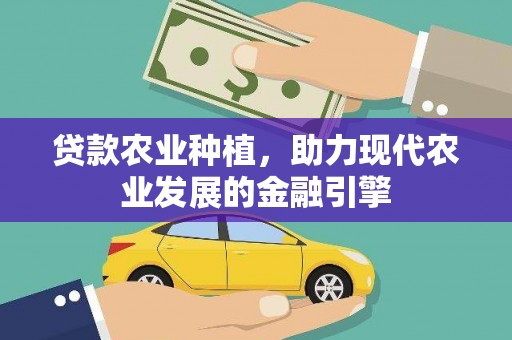 孝感贷款农业种植，助力现代农业发展的金融引擎