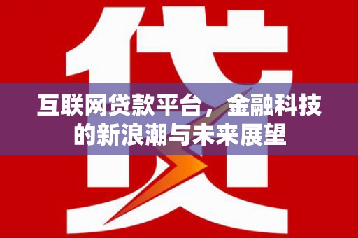 孝感互联网贷款平台，金融科技的新浪潮与未来展望