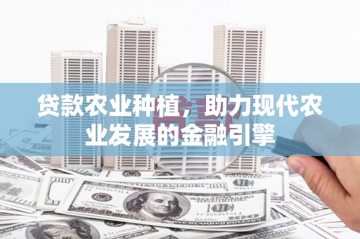 孝感贷款农业种植，助力现代农业发展的金融引擎