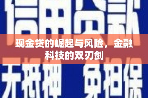 孝感现金贷的崛起与风险，金融科技的双刃剑