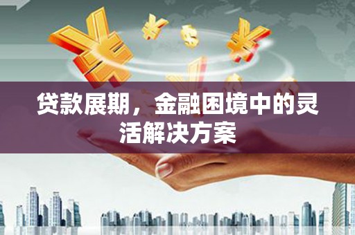 孝感贷款展期，金融困境中的灵活解决方案