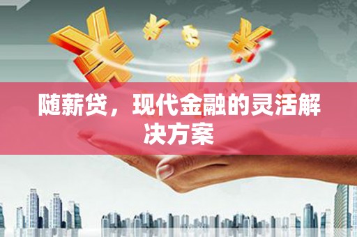 孝感随薪贷，现代金融的灵活解决方案