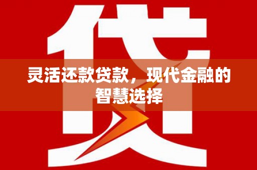 孝感灵活还款贷款，现代金融的智慧选择