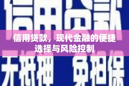 孝感信用贷款，现代金融的便捷选择与风险控制