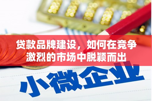 孝感贷款品牌建设，如何在竞争激烈的市场中脱颖而出