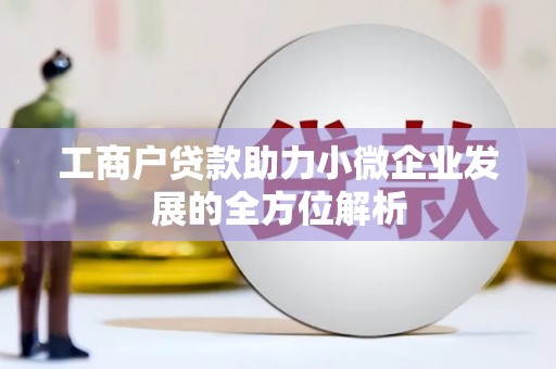 孝感工商户贷款助力小微企业发展的全方位解析