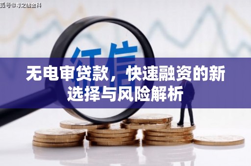 孝感无电审贷款，快速融资的新选择与风险解析
