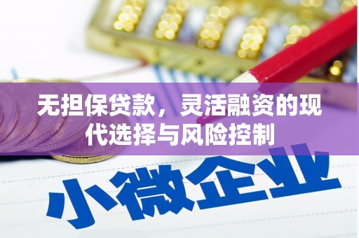 孝感无担保贷款，灵活融资的现代选择与风险控制