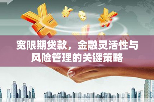 孝感宽限期贷款，金融灵活性与风险管理的关键策略