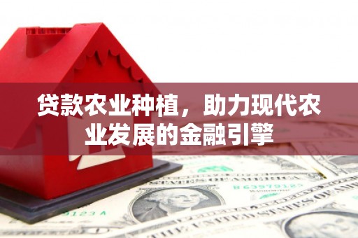 孝感贷款农业种植，助力现代农业发展的金融引擎