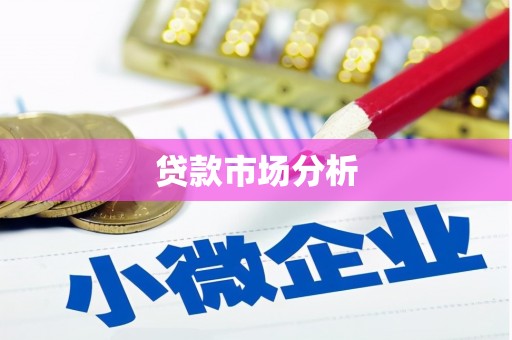 孝感贷款市场分析