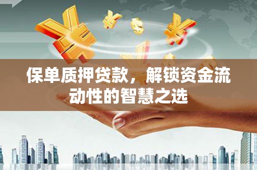 孝感保单质押贷款，解锁资金流动性的智慧之选