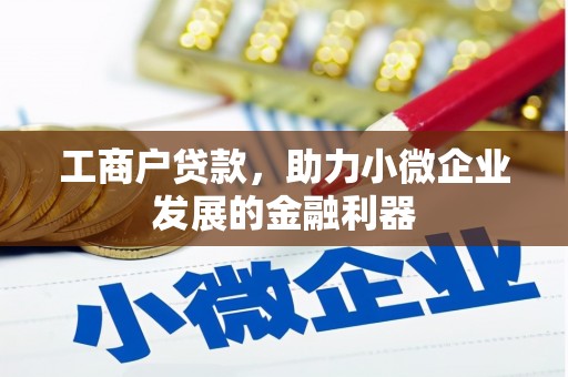 孝感工商户贷款，助力小微企业发展的金融利器