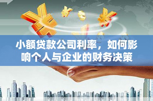 孝感小额贷款公司利率，如何影响个人与企业的财务决策