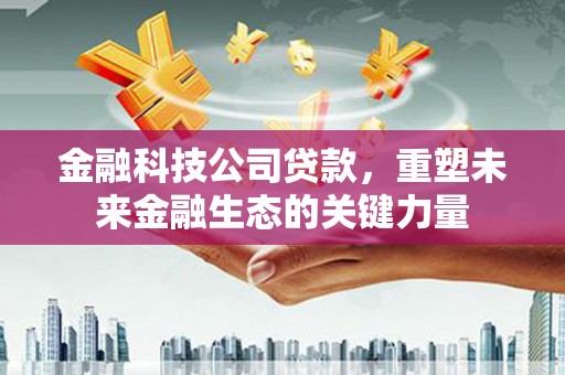 孝感金融科技公司贷款，重塑未来金融生态的关键力量