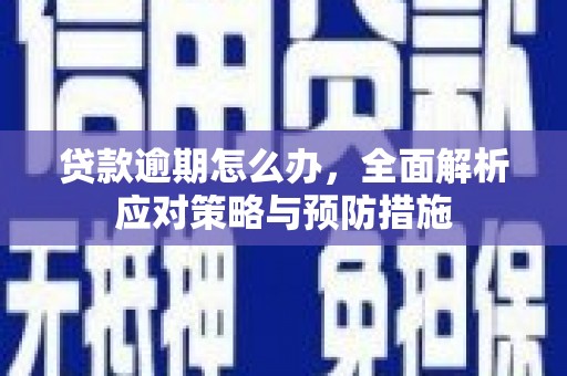 孝感贷款逾期怎么办，全面解析应对策略与预防措施