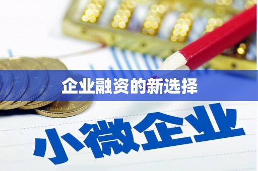 孝感企业融资的新选择