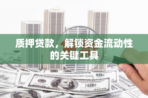 孝感质押贷款，解锁资金流动性的关键工具