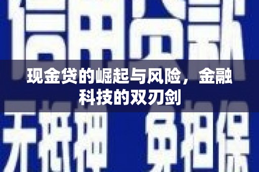 孝感现金贷的崛起与风险，金融科技的双刃剑