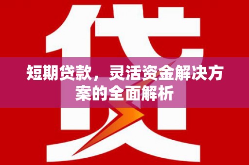孝感短期贷款，灵活资金解决方案的全面解析