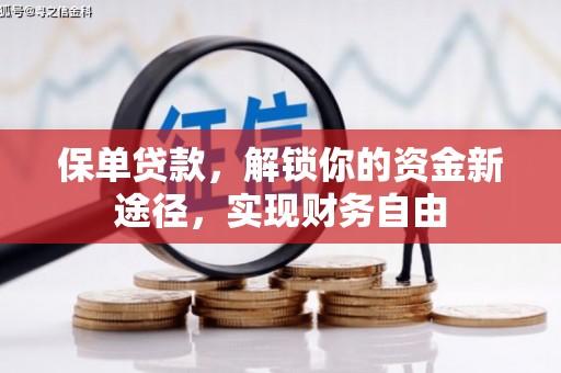 孝感保单贷款，解锁你的资金新途径，实现财务自由