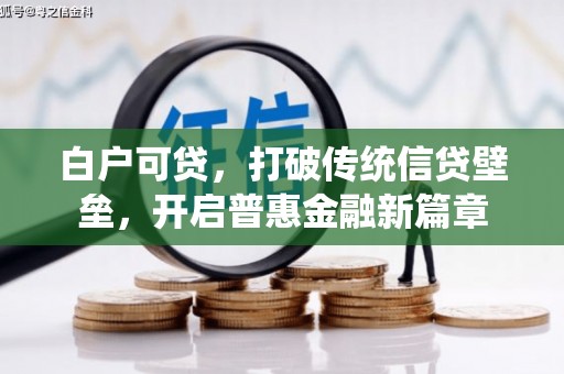 孝感白户可贷，打破传统信贷壁垒，开启普惠金融新篇章