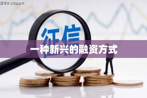孝感一种新兴的融资方式